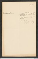k.k. naturhistorisches Hofmuseum, Intendanzakten 1885-1896 (Hauer), Aktenzahl Z.638/1890, Seite 1